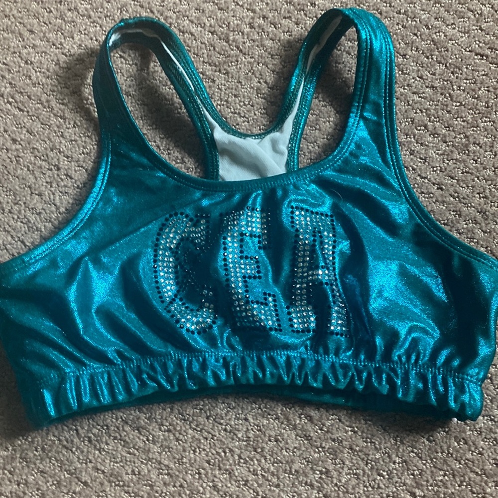CEA Cheer extreme Sports Bra teal AS